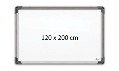 Whiteboard magnetic 120x200