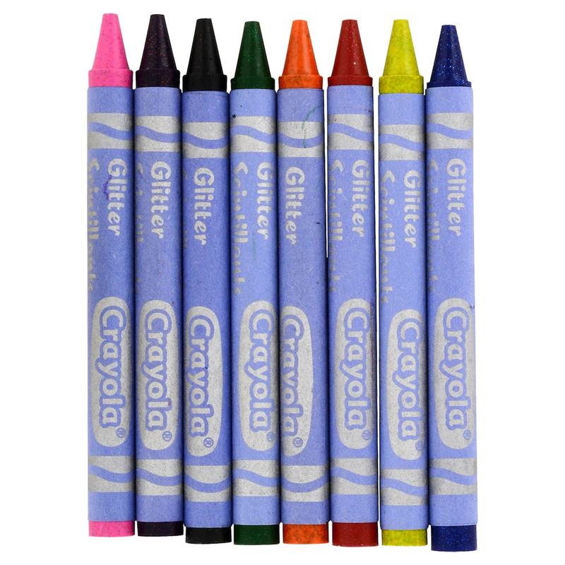 Crayola glitter crayons: sparkle with every stroke - 8-ct. Boxes, , medium image number null