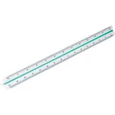 Scale ruler triangular engineering grand 30cm