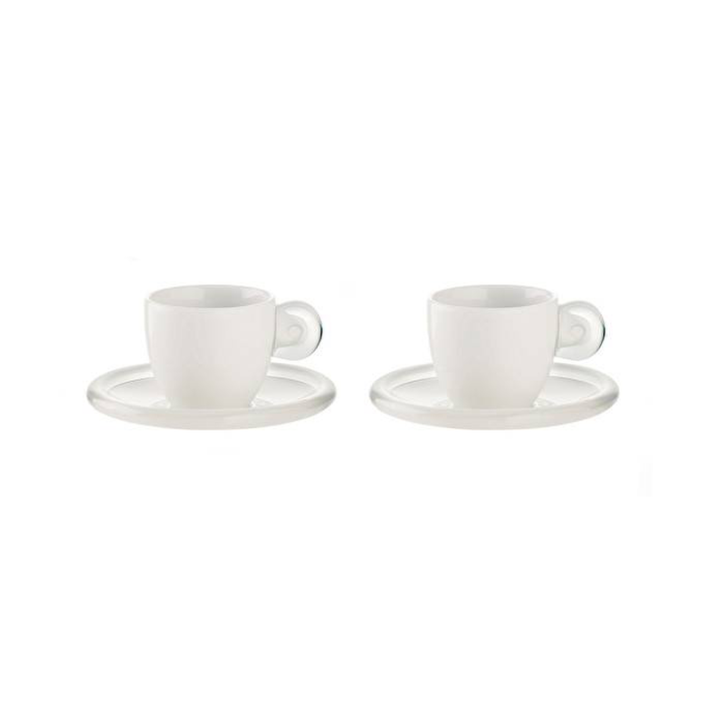 Set of 2 espresso cups & saucers, , medium image number null