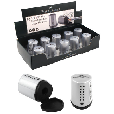 Faber castell – grip mini sharpener (silver)