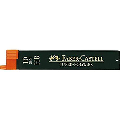 Faber castell super-polymer fine line lead, hb, 1.0 (0.9) mm