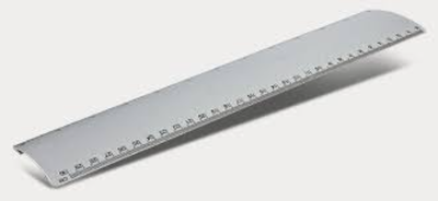 Aluminium ruler 15cm