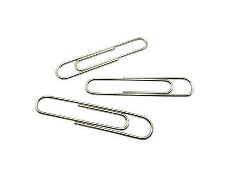 Paper clip 50mm silver 100pcs, , medium image number null