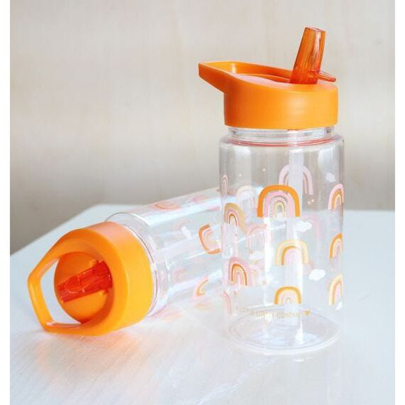 A little lovely company drink bottle rainbows 450ml + free stickers, , medium image number null