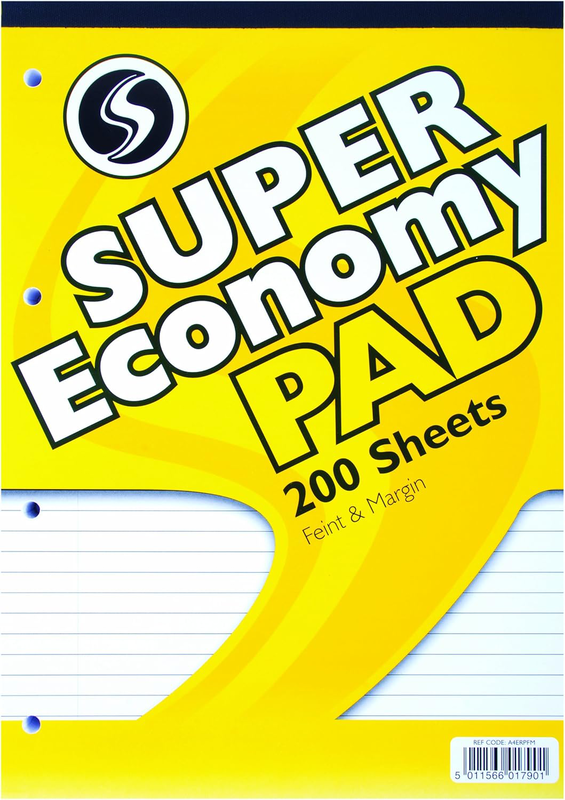 Silvine super economy pad 200 leaves, , medium image number null