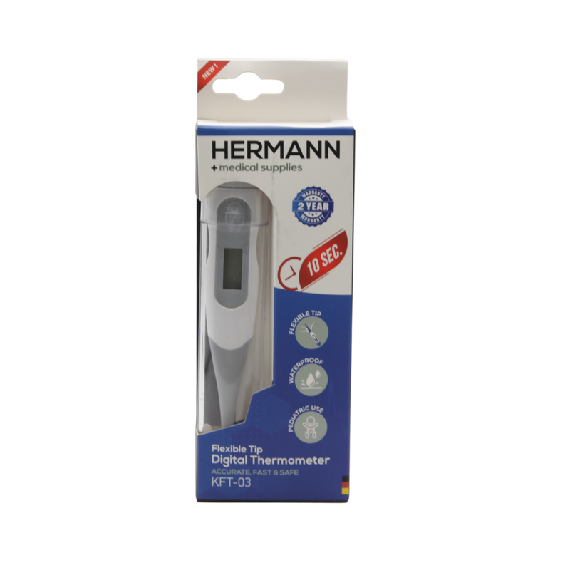 Hermann thermometer digital flexible 10sec, , medium image number null