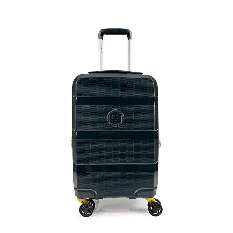 Bg berlin - zip² cabin size/carry-on (4 wheel), double security zipper, 55cm/20in luggage 10kg suitcase image number null