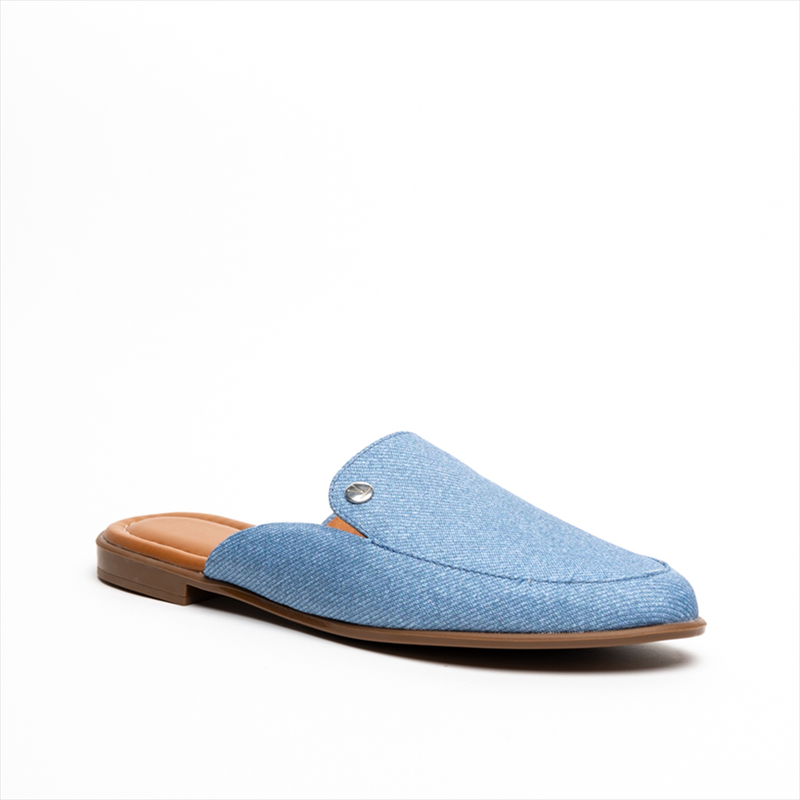 Vizzano denim flat mules image number null