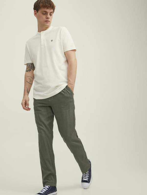 Jack&jones jpstkane jjlinen jogger akm dusty olive image number null