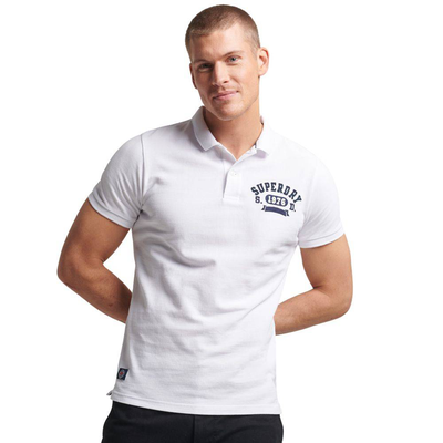 Superstate applique classic fit polo shirt