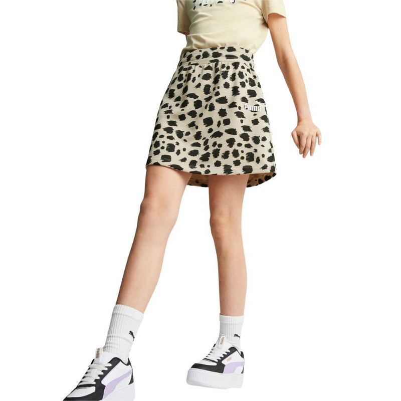 Ess+ animal printed knotted girls skirt image number null