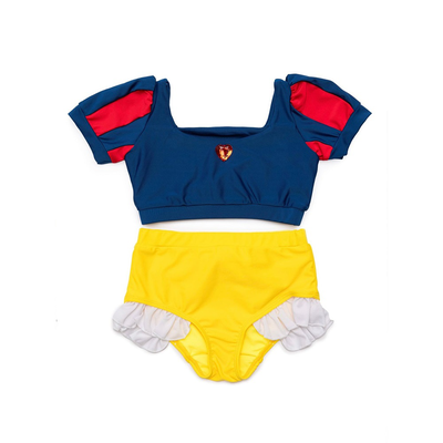 Great pretenders snow white swim suit - 2 piece , size us 3-4