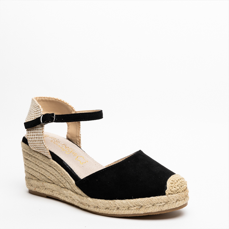 Miss belgini high wedge pump espadrilles image number null