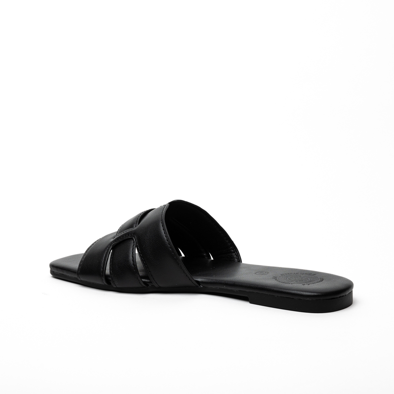 Athenais chic padded flat sandals image number null