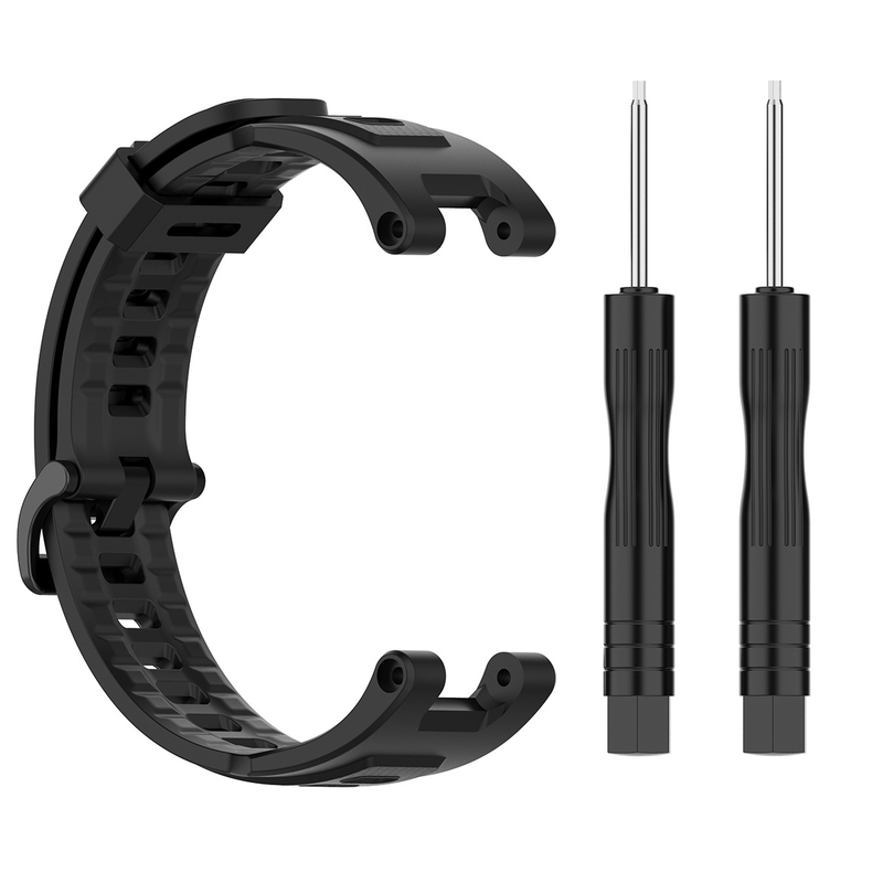 For xiaomi amazfit smart watch t-rex silicon strap / band black, , medium image number null