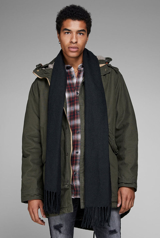 Jack and jones solid woven scarf image number null