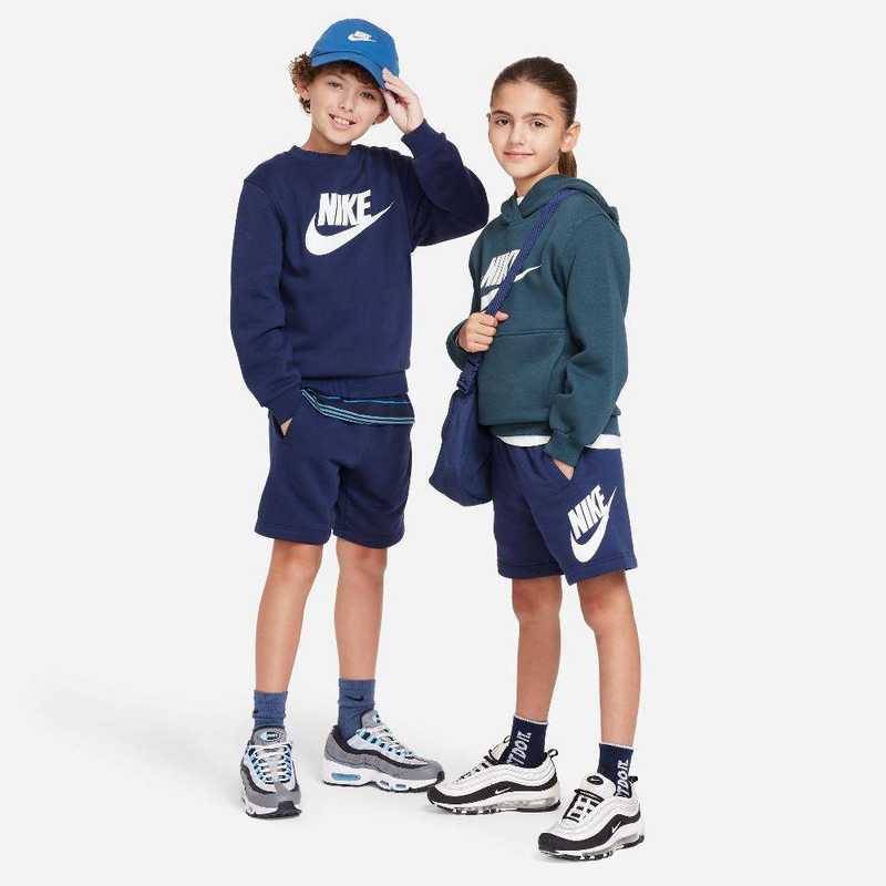 Boys nike sportswear french terry hybrid short image number null