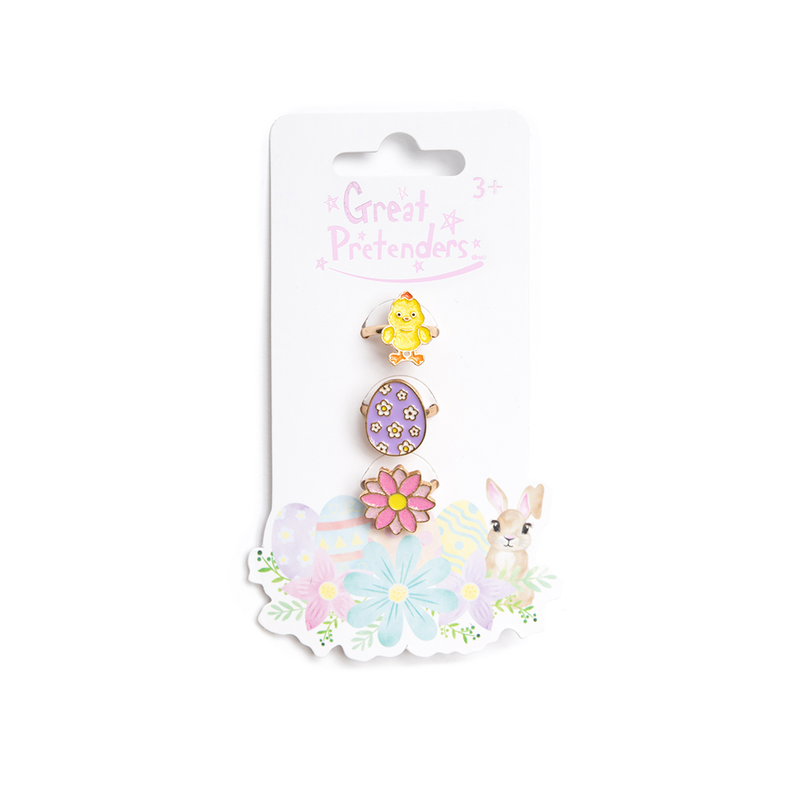 Great pretenders easter egg rings 3 pcs set, , medium image number null