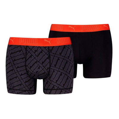 Men sport logo print boxer 2p