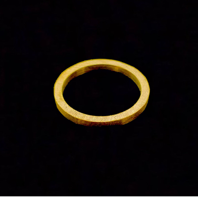 Ring 24ct pure gold 2mm band