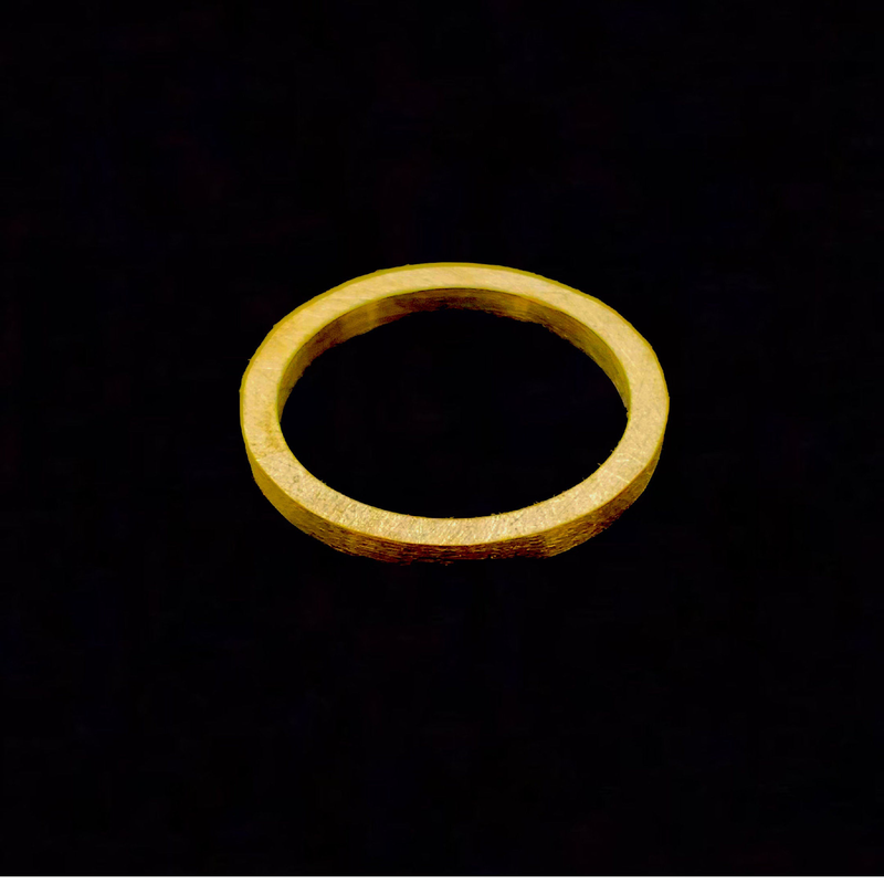 Ring 24ct pure gold 2mm band image number null