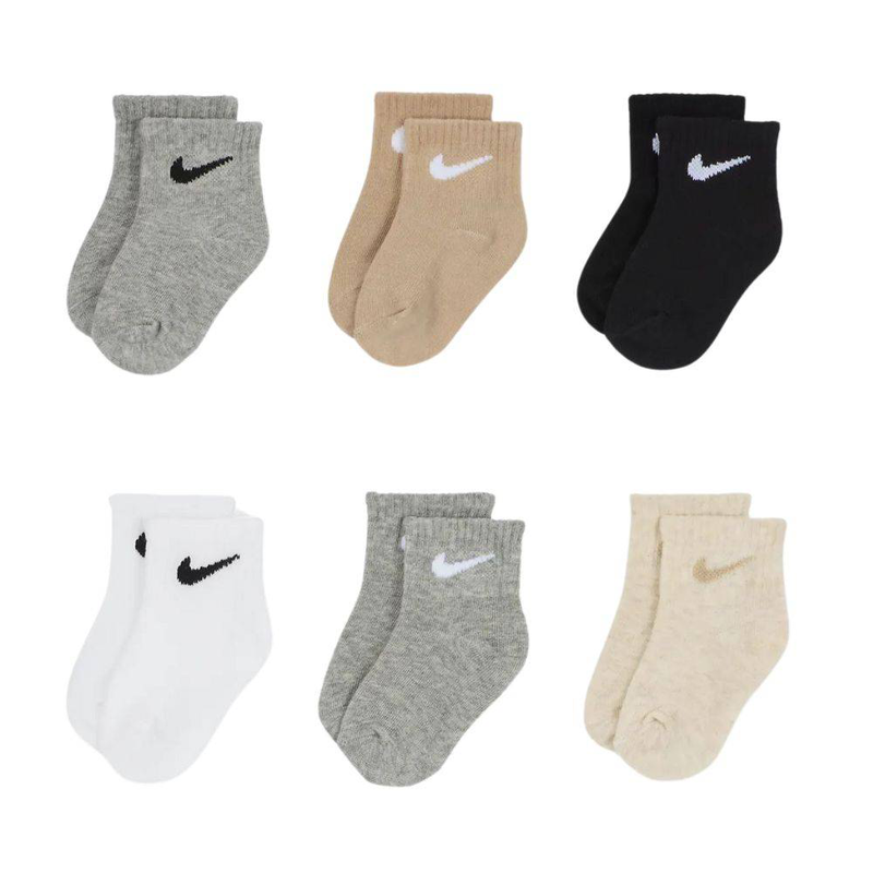 Swoosh 6pk infant ankle sock image number null