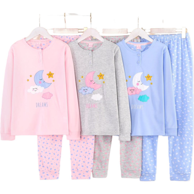 Cotton pajamas for girls #j3685
