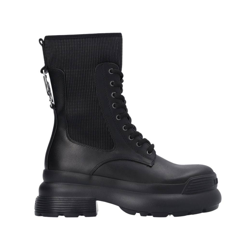 Amy 06 - combat boots with pleats image number null