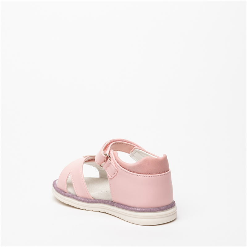 Kido kids pink sandals with glitter image number null