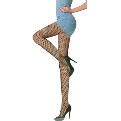 Womens socks fish net floral pantyhose black #jy1752