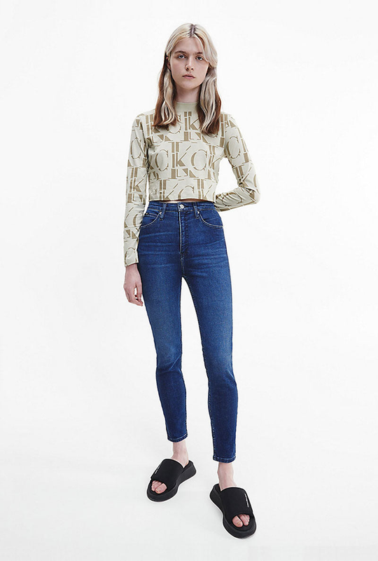 Calvin Klein high rise skinny jeans image number null