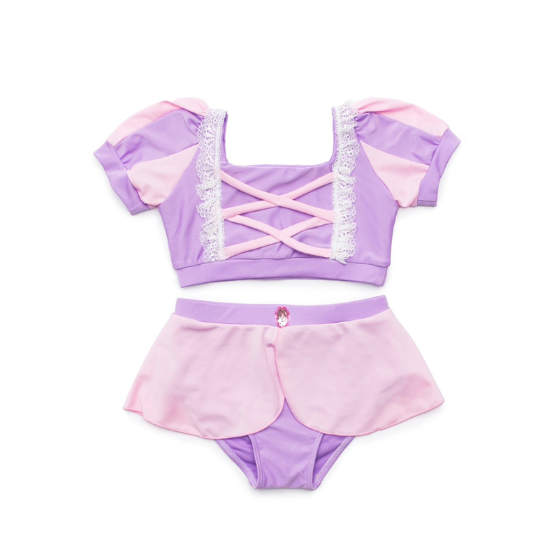 Great pretenders rapunzel swim suit - 2 piece, size us 3-4, , medium image number null