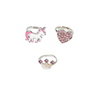 Great pretenders princess ring set, 3pc