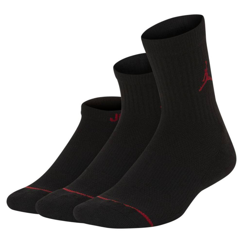 Jumpman kids waterfall 3-pairs socks image number null