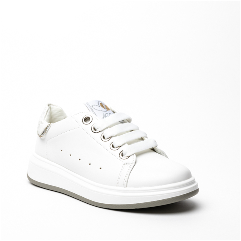 Asso girls white sneakers image number null