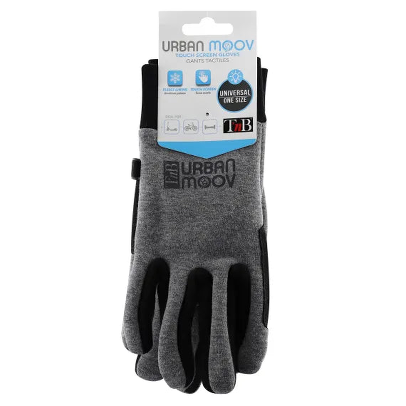 Tnb touch screen gloves with fleece warm lining, , medium image number null