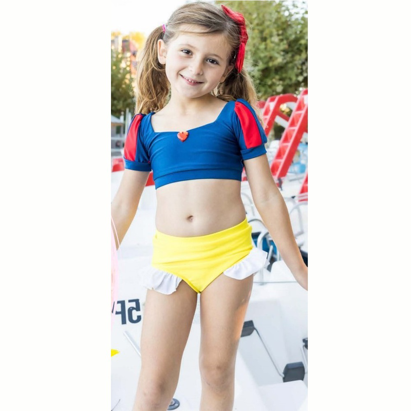 Great pretenders snow white swim suit - 2 piece , size us 3-4, , medium image number null