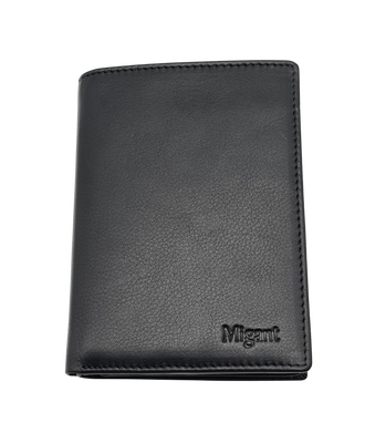 Migant design men leather wallet with rfid