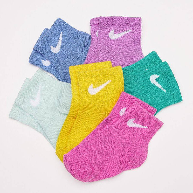 Swoosh 6pk infant ankle sock image number null