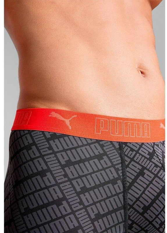 Men sport logo print boxer 2p image number null