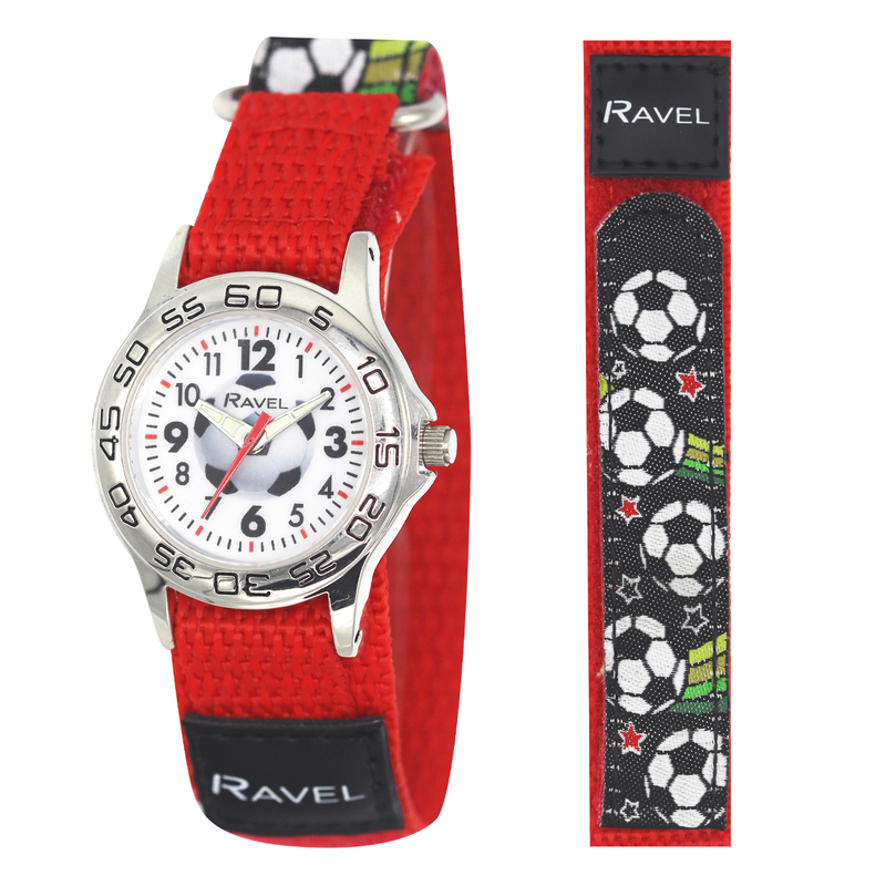 Ravel-kid's velcro colored nylon watch, , medium image number null