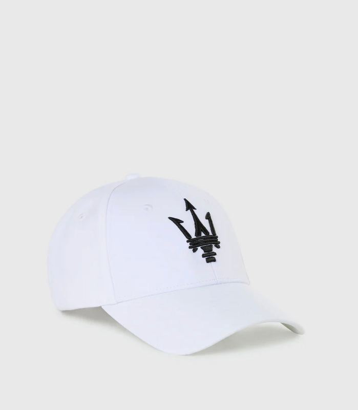 Maserati baseball cap with trident white 457003, , medium image number null