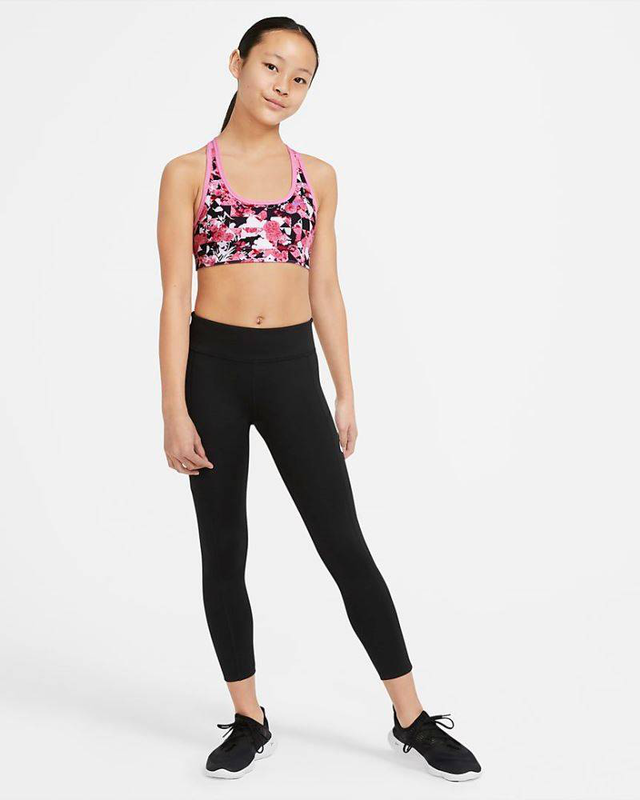 Girls sportswear graphic reversible bra image number null