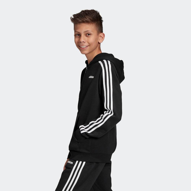 Young boys e 3-stripes fz hoodie image number null