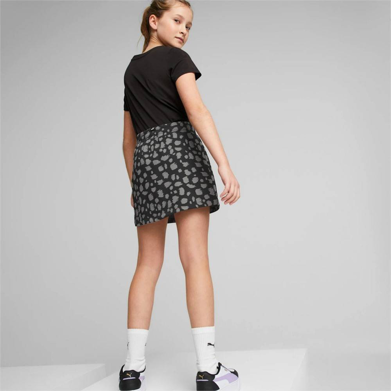 Ess+ animal printed knotted girls skirt image number null