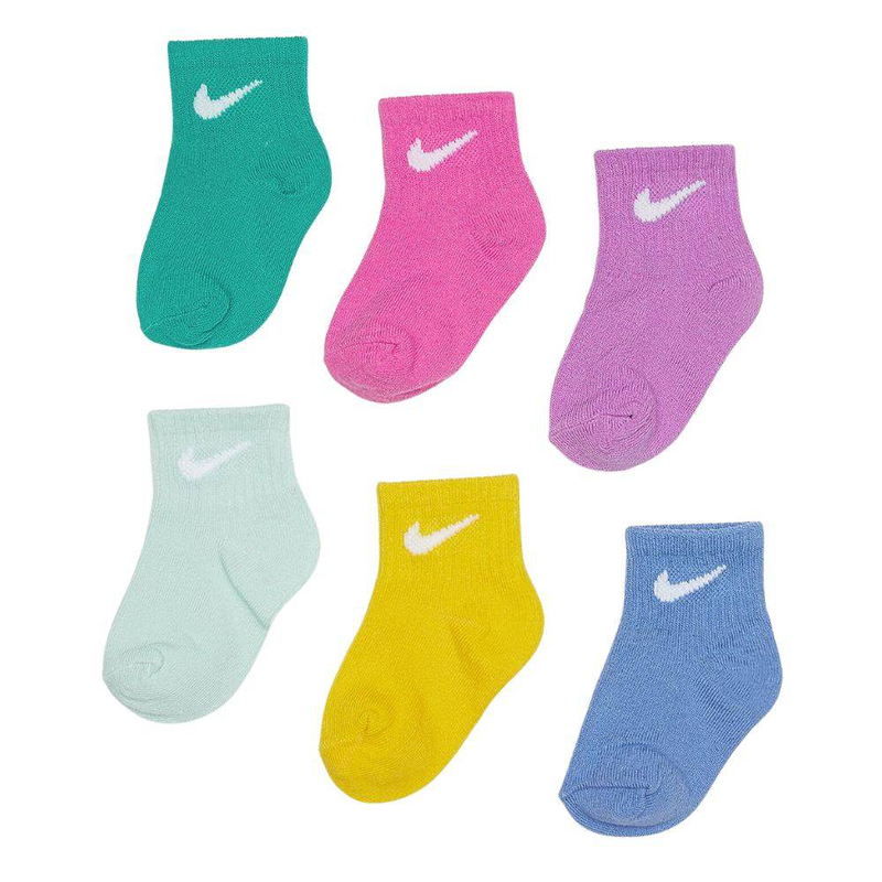 Swoosh 6pk infant ankle sock image number null