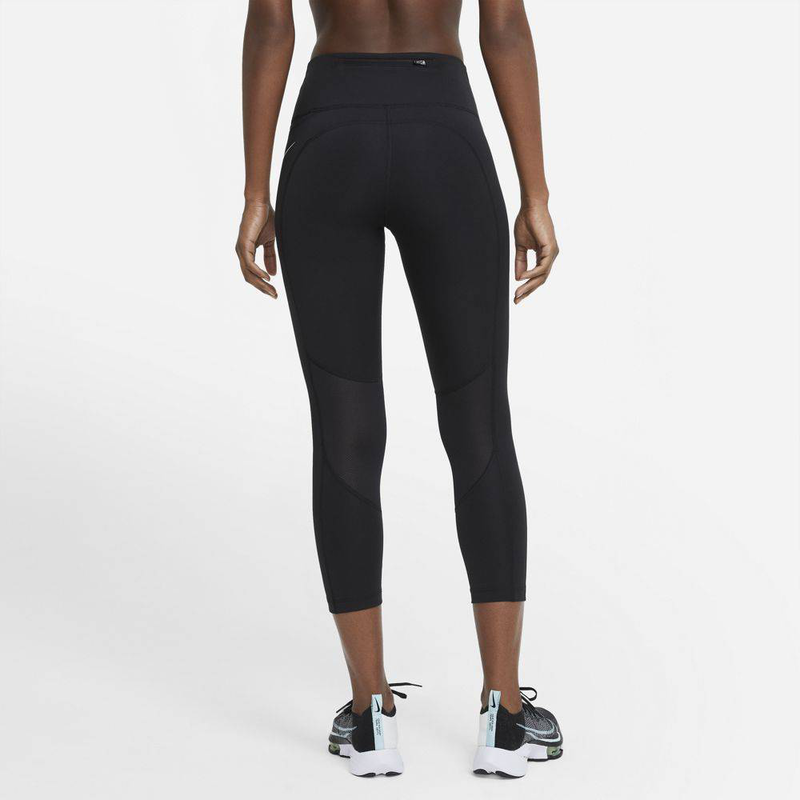 Womens fast crop running leggings image number null