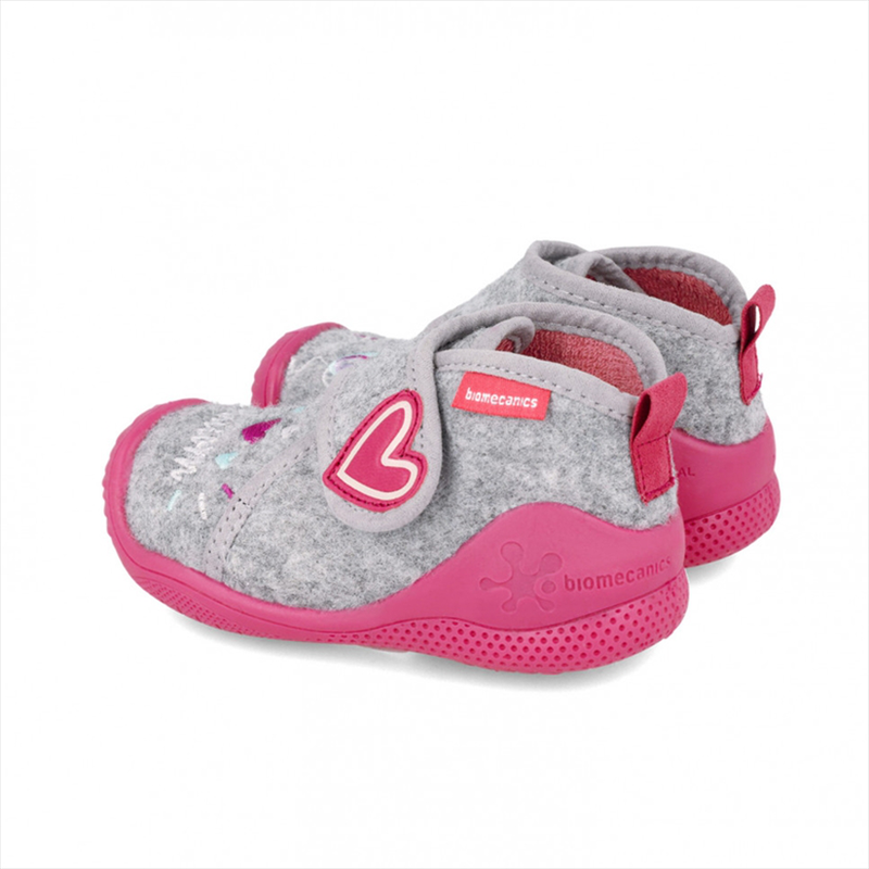 Biomecanics slippers in grey with pink image number null