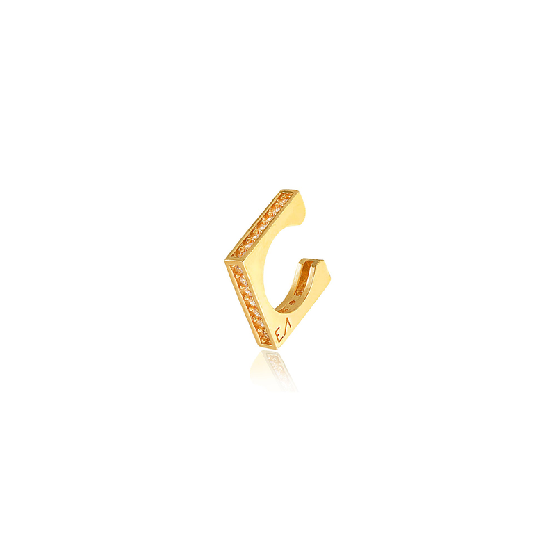 Cupid x gold earcuff, , medium image number null